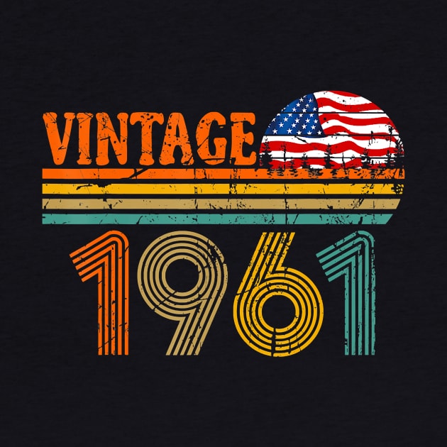 59 Years Old 1961 Vintage 59th Birthday Gift Ideas T-Shirt by Hot food